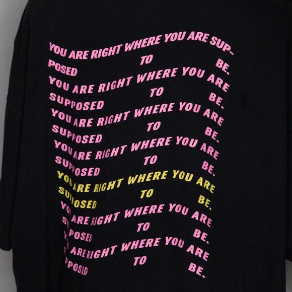 Dressed in LaLa Girl Gang Forever Land Shirt Oversized Black Sz L / XL - Picture 4 of 5